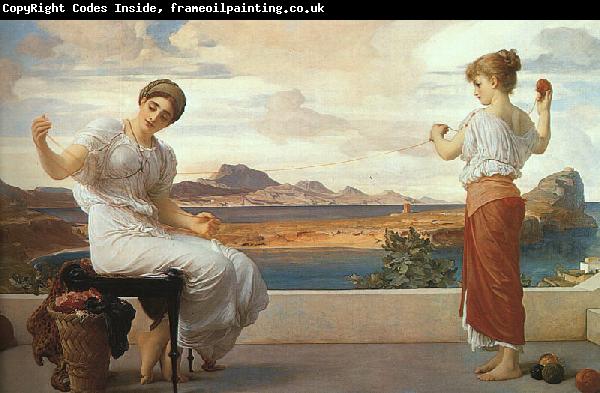 Lord Frederic Leighton Winding the Skein